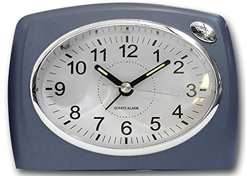 Preisvergleich Produktbild Krippl-Watches Analoger Quarzwecker, Farbe:Blau