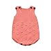 Produktbild Baby Mädchen Strampler Weste Babybekleidung Kinderkleidung Loveso Pyjama Jungen Mädchen Bekleidung Kintted Vest Einfarbig (6~18M) (6M, Rosa)