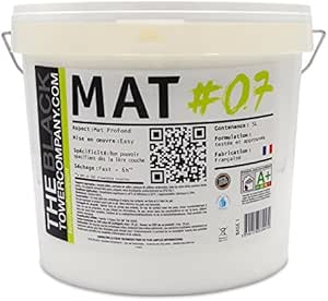 The Black Tower Company Peinture Mat Blanche Murs Plafonds Qualite Pro 5l Amazon Fr Bricolage