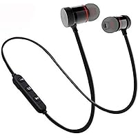 WOXOT Magnetic Wireless Bluetooth Headset Earphone Hands-Free Bluetooth Earphone Headphone for Calling with Built-in Mic for All Smartphones