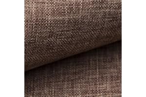 TAPHICEROS Tessuti Per Tappezzeria, Marrone Chiaro 500cm x 148cm, Tessuto Decorativo, Materiale Di Rivestimento, Stoffa Al Metro Per Tende Arredamento, Divano, Sedia, Cuscino, Fai Da Te, Tovaglie