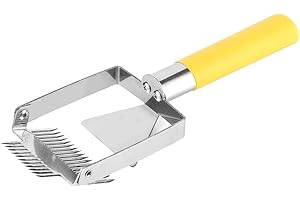 Atyhao Beehive Knife Scraper, Stainless Steel Beekeeping Uncapping Fork Tool Honey Equipment Scraper Uncapping Tool