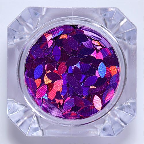 NicoleDiary 2g Flakes Holographic Marquise Glitter Sequins Paillette Nail Art Decoration #6
