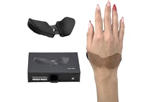 DELTAHUB Carpio 2.0 - Reposamuñecas verdaderamente ergonómico para diestros, soporte para túnel carpiano, alivio del dolor, antifatiga, fácil deslizamiento, elegante, computadora de oficina, portátil,