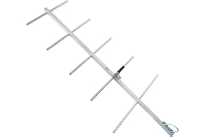 HYS YAGI Antena de Alta Ganancia 9dBi UHF 400-470 MHz - 5 Elementos para Motorola Repetidor Kenwood Baofeng Radio