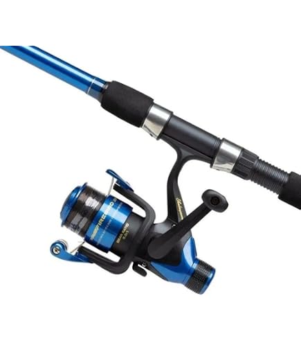 Abu Garcia Tormentor2 Combo Spinning – Canne + Moulinet Pêche Brochet Perche Sandre – Léger, Robuste, Précâblé Fireline – Rouge