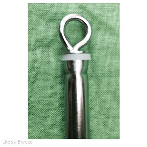 Teleskop Fahnenmast 4 m professionelle Pole-. inkl. 360 Grad GIANT beweglichen Öse. UK stärksten für Windsack und Flaggen. - 2