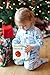 Baby Art Christmas Ball (Red & Gold)
