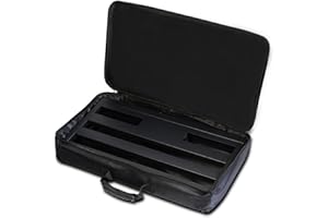 RANRAO Tragbare Gitarren-Pedalboard-Tasche mit Effektpedal-Board-Aufbewahrung, große Größe