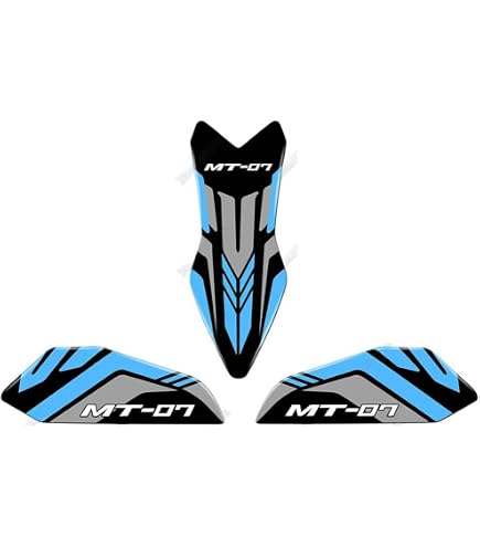Autocollants 3D Résine Réservoir Latéraux Yamaha MT-10 / SP 2022-2023 – Bleu – Protection & Style Labelbike