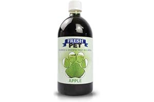Trade Chemicals FRESH PET eco-Refill 1L Bottle (Makes up to 25L) - Kennel Disinfectant | Cleaner | (APPLE)