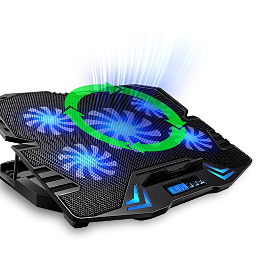 TopMate Notebook Laptop Kühler Laptop Unterlage- 5 x Lüfter – 2 x Usb – 10 – 15.6″ Zoll - 4