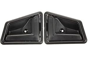 AUTOZOCO Pack de 2 Manillas de la puerta Interior y trasera izquierda y derecha compatible con suzuki vitara negro - Repuesto Compatible Suzuki - OEN 8313060A00, 30000908