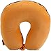 Produktbild Reise Nackenkissen – Nackenhörnchen – mit waschbarem Bezug - für Ihre Reise in Flugzeug, Auto oder Bahn – bietet ihnen perfekte Unterstützung für Ihre Halswirbelsäule durch Füllung mit Mikroperlen (orange, anthrazit)
