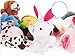 Vale® 10 Pcs Mixed Animal Finger Puppets Plush Cloth Doll Development Baby Hand Toy Kid, Sent in Colors at Random.