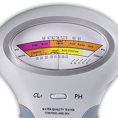 Chlor Tester , risepro® pH und CL2 Chlor Level Tester Pool Wasser Spa Wasser Qualität Analyse pc-102 - 3