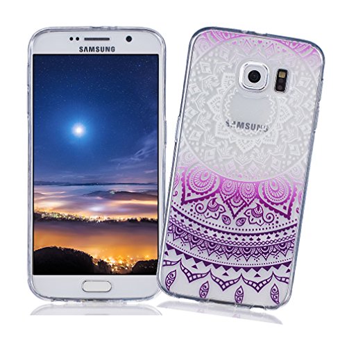 Funda Samsung Galaxy S6 XiaoXiMi Carcasa Transparente de Silicona Clear Soft TPU Silicone Case Cover Bumper Funda Protectora Carcasa Blanda Caso Suave Flexible Caja Delgado Ligero Casco Anti Rasgu os Anti Choque Funda con Patr n de Dise o nico para Samsung Galaxy S6 - Mandala Blanco P rpura reviews Funda Samsung Galaxy S6 XiaoXiMi Carcasa Transparente de Silicona Clear Soft TPU Silicone Case Cover Bumper Funda Protectora Carcasa Blanda Caso Suave Flexible Caja Delgado Ligero Casco Anti Rasgu os Anti Choque Funda con Patr n de Dise o nico para Samsung Galaxy S6 - Mandala Blanco P rpura