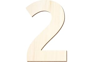 Bütic GmbH Chiffres en bois – Ubuntu – avec signes de ponctuation et caractères spéciaux – Choix de la taille, taille : 10 cm, chiffres/caractères spéciaux : 2