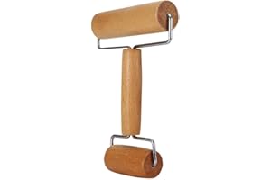 KAFUTY-1 Drewniany wałek do pizzy wałek do pizzy, mini wałek do ciasta do pizzy ciasto do pieczenia pizzy rolka do ciasta, kremówka do ciasta z makaronem (styl 1)