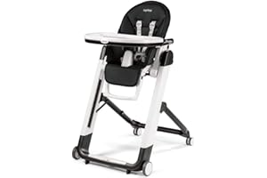 Peg Perego Siesta Follow Me, chaise haute multifonctions Ultra compacte, Licorice