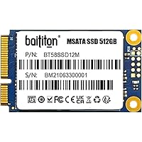 BAITITON MSATA III SSD Unità a Stato Solido Interno 512GB