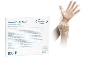 BARBATO 1000 PE-Handschuhe Herrengröße, Dieselhandschuhe, Einmalhandschuhe, Einmal-Handschuhe