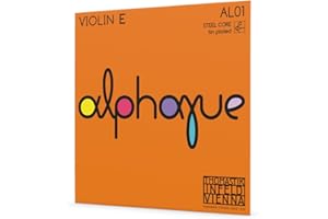 THOMASTIK-INFELD Thomastik Corde Violon ALPHAYUE 4/4, diapason 325mm/12.8" noyau acier - corde Mi noyau acier, alliage