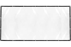 Plcnn 1.5 x 3 m Transparent Tarpaulin Waterproof Dustproof Tarpaulin with Eyelets Garden Tarpaulin Plant Cover for Patio Canopy Outdoor Furniture Supplies