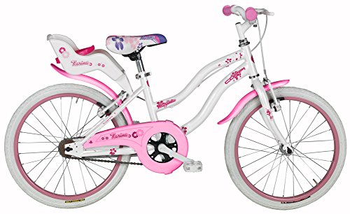 Preisvergleich Produktbild 20 Zoll Mädchen Fahrrad Coppi Karina, Farbe:weiß