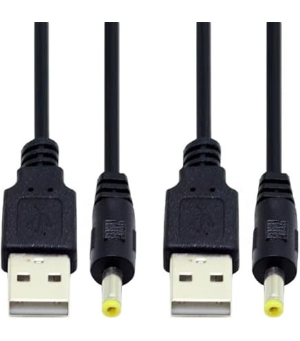 GINTOOYUN 2-pack DC5525 stroomverlengkabel, DC 5,5 mm x 2,5 mm haakse mannelijke naar vrouwelijke voedingsadapterkabel, 3FT 18AWG heavy-duty snoer voor strip Lihgt, CCTV, auto, monitoren, enz. 1M