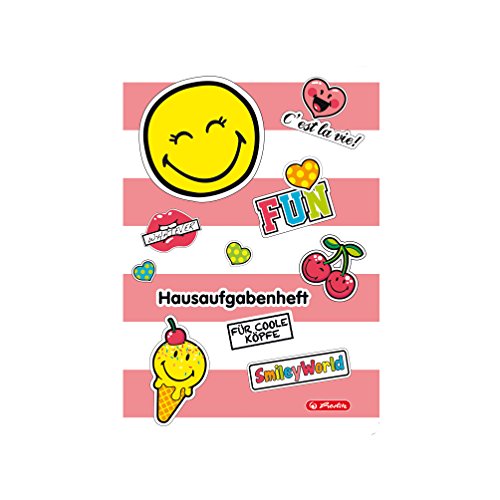 Preisvergleich Produktbild Herlitz 50001699 Hausaufgabenheft Smiley World Girly, A5