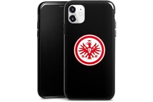 DeinDesign Silikon Hülle kompatibel mit Apple iPhone 11 Case schwarz Handyhülle Eintracht Frankfurt SGE Adler