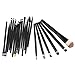 Japace® Preuim Professional 20pcs Makeup Brushes Set Cosmetic Powder Foundation Eyeshadow Eyeliner Lip Brush Tool