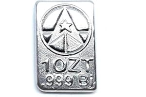 PRECIOUS & VALUABLE METAL Lingote de bismuto (Bi) de 1 onza (31 a 32 gramos)