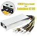 Produktbild Mining Power Supply, für Bitcoin Miner, Platinum 1600W 92% Fit für S9 (12,5 T / 13 T / 13,5 T) S7 Ant Series Mining Machine (A)