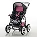 Brand New Combi Pram 2 in 1, Pram + Pushchair, Mattress, FREE ACCESSORIES in Colour Black-Pink