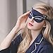 Produktbild Seide Schlaf Augenmaske, Doppelseitig glättender Maulbeerseiden Eyeshade, Justierbarer Bügel, sexy Fox-Katze für Reise, Entspannen Sie Sich, Nickerchen, Modische Frauen, Männer