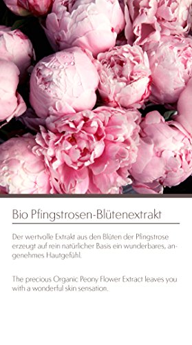Pfingstrosen Handcreme 75 ml, intensive Pflege für sehr trockene und strapazierte Haut, zertifizierte Naturkosmetik mit wertvollen Pflanzenölen in Bio Qualität (kbA) - 4
