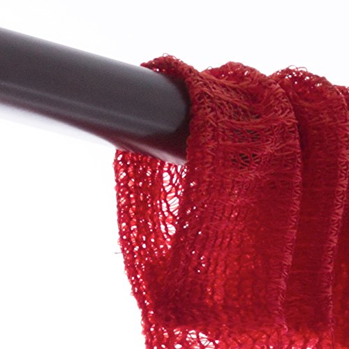 Smartfox Fadenvorhang, 140 x 250 cm in Weiß, Fadengardine Fadenstore Vorhang Schal Faden - 3