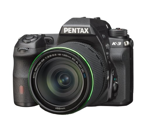 Pentax K-3 SLR Camera 18-135mm Black 24MP 3.2LCD FHD