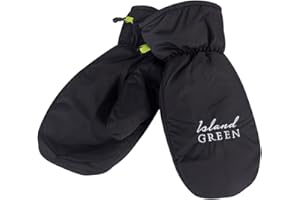 Island GREEN Mens Winter Golf Mitts Black One Size