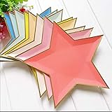 Los platos de papel se pueden utilizar para decorar tu mesa para guardar pequeños objetos, como postres, ensaladas, aperitivos, pinchos, caramelos y más alimentos, son muy útiles en fiestas.