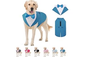 AOFITEE Smoking Formale Camicia Cani