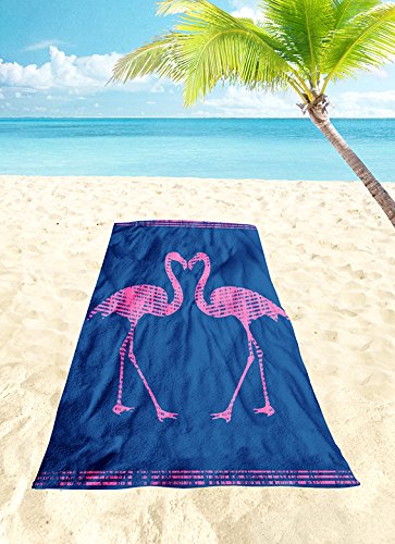 Strandtuch „Flamingos“ 90x180cm - 3