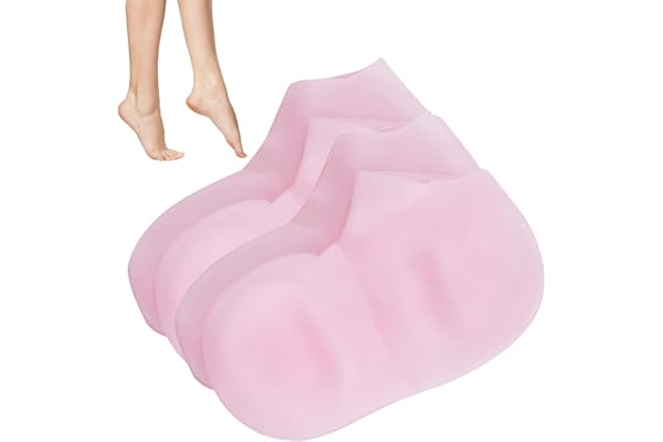 2PCS Chaussettes Hydratantes, Chaussettes Silicone Pieds Chaussettes Anti-Craquelures Hydratantes Exfoliantes Masque Pieds Très Secs Et Abîmés Chaussettes En Gel Hydratantes Pour Hommes Femmes(42-44)