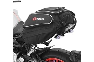 Bagtecs Motorrad Hecktasche für Honda CB 1000 R Gepäck-Tasche Motoroller Motorradgepäck für sozius hinten schwarz