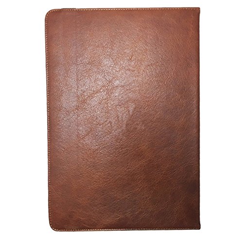 Tablet Tasche für Samsung Galaxy Tab S3 T825 Schutz Hülle Etui Case + Touch Pen – 9.7 Zoll Echtleder Braun 360° - 3