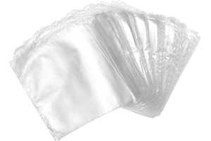 ULTNICE 200Pcs Shrink Wrap Bags Waterproof POF Heat Shrink Bags for Soaps Bath Bombs and DIY Crafts