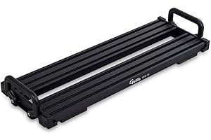 JOYO Guitto Pedalboard in smart aluminum design, easy and unique pedal mounting, bag included, large edition