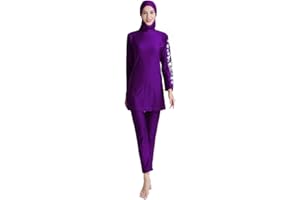 ABEUTY Muslim Swimming Costume Women Full Suit Plus Size Burkini Islamic Modest Print